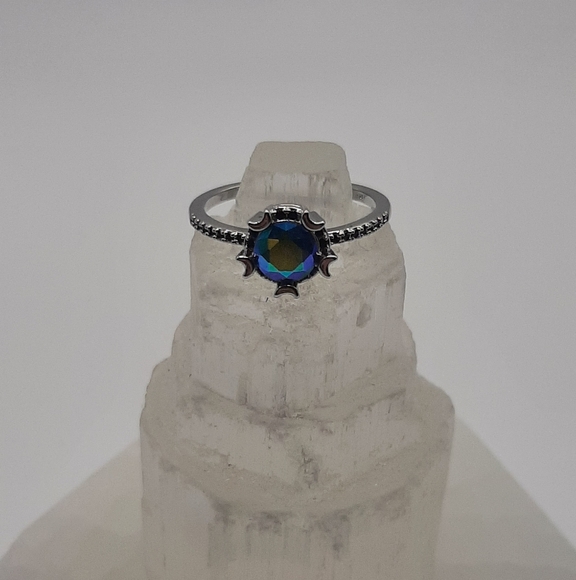 R878 Moon Ring Plated - Fragrant Jewels - Picture 1 of 7